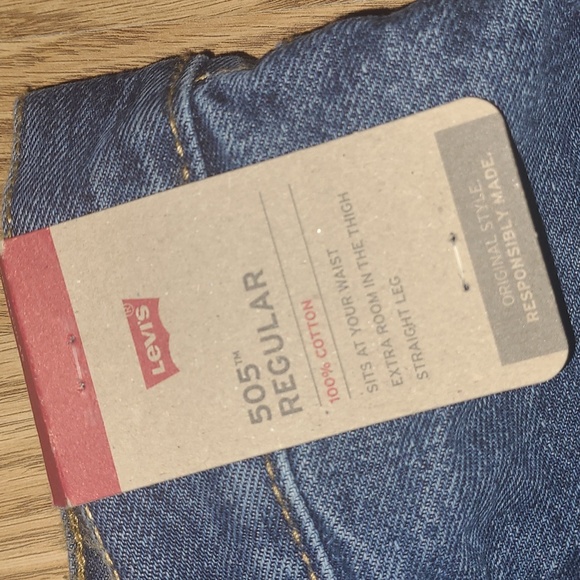New Levi's 505 regular Size 36x32 - Picture 3 of 7